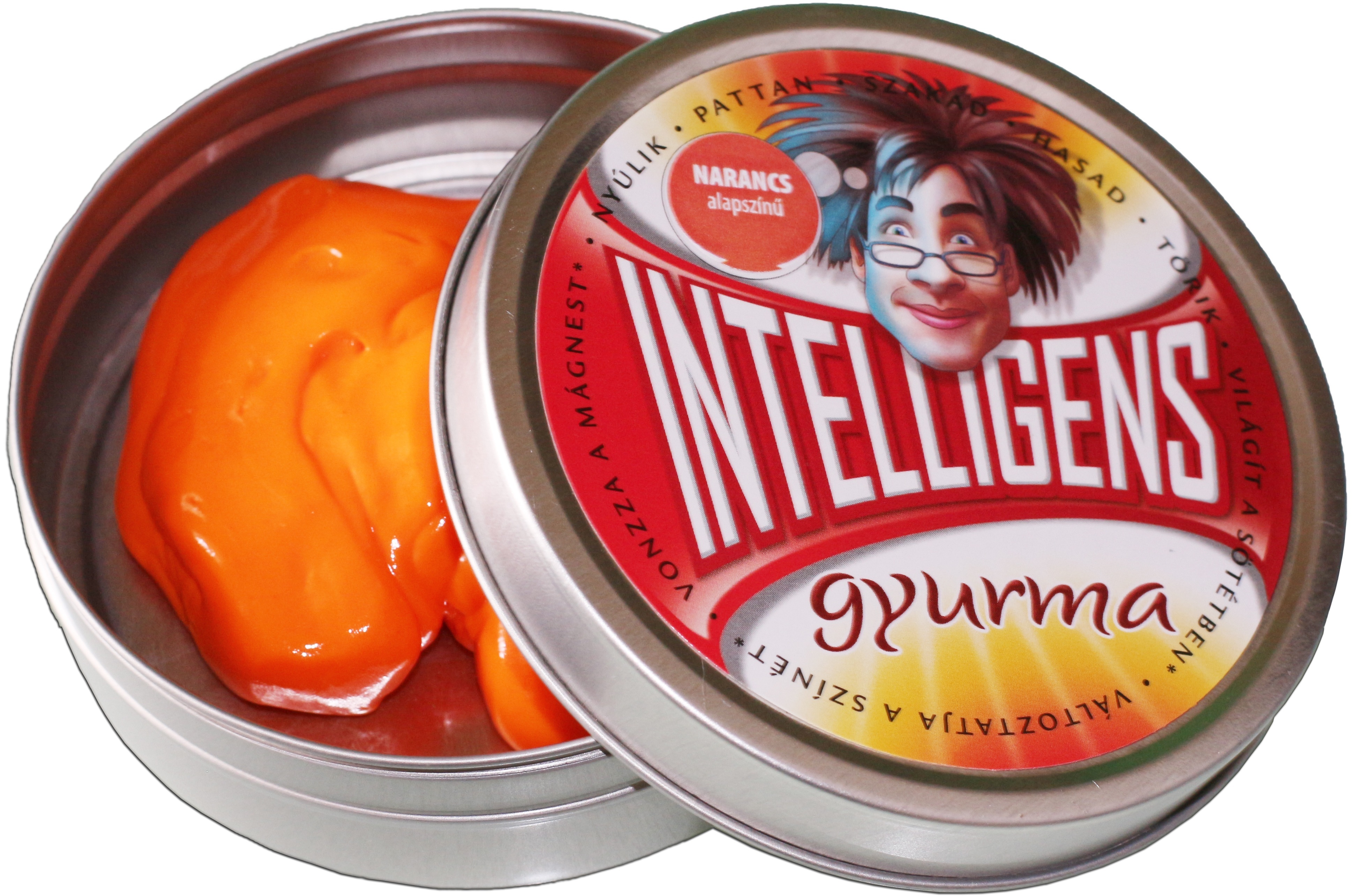 Intelligens Gyurma, narancs